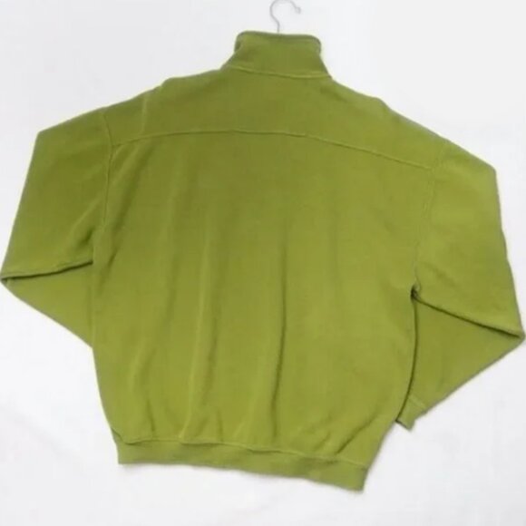 TOMMY BAHAMA Relax Ribbed 1/4 Zip Pullover Sweater Swordfish Sweatshirt Sz XL - Picture 9 of 10